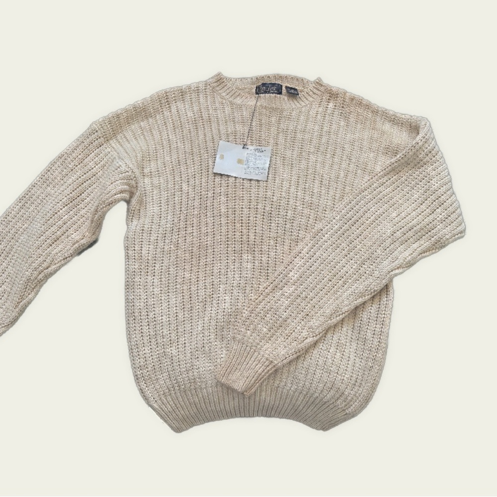 Vintage Ramie/cotton Knitted sweater